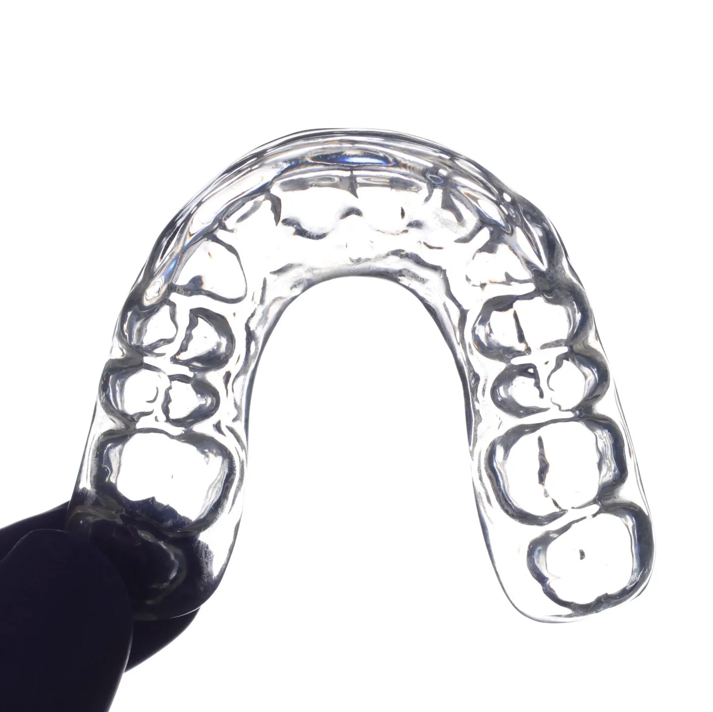 Férula dental nocturna a medida — evita el desgaste por apretar o rechinar los dientes, OdontoVer Veracruz